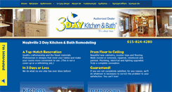 Desktop Screenshot of 3daykitchenadnashville.com